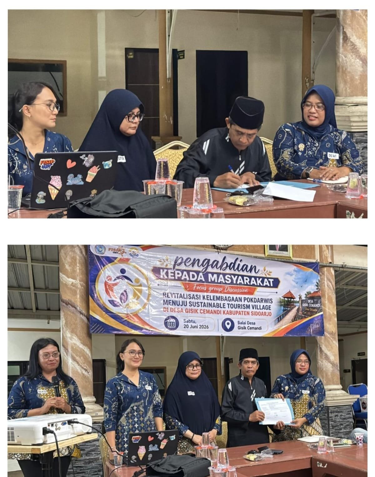 FISIP UHT Revitalisasi Pokdarwis Desa Gisik Cemandi Melalui Forum NGOBRAS