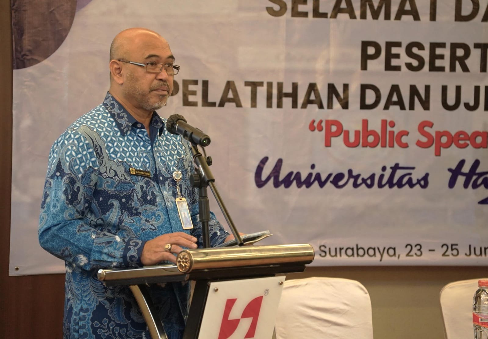UHT Gelar Pelatihan Public Speaking, Bekali 32 Dosen Tingkatkan Kompetensi Komunikasi