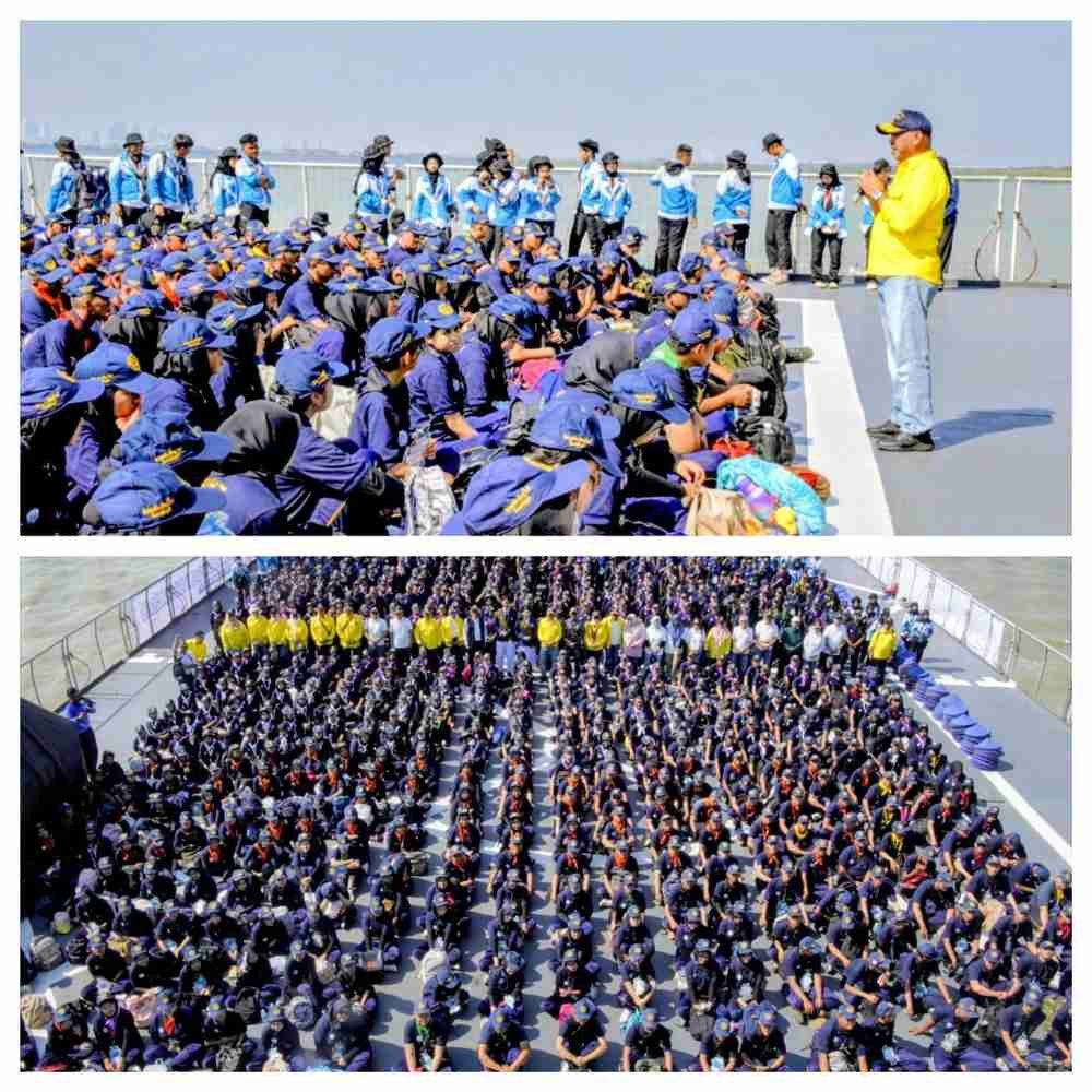 UHT Teguhkan Identitas Kampus Maritim, Mahasiswa Baru Rasakan Pengalaman “Pelaut Sehari” Bersama KRI Makassar